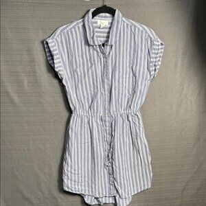 Japna medium Striped Button-Up Shirt Dress‎